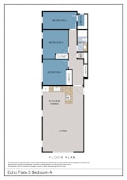 Floor Plan  3 Bedroom