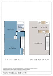 Floor Plan  2 Bedroom