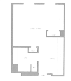 Studio floor plan | Aventine Apartments Hercules CA