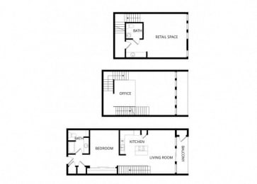  Floor Plan Live & Work 1