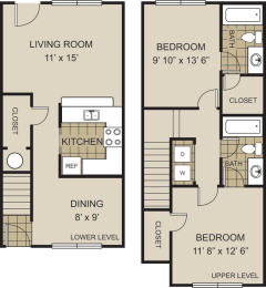 B2 2 BED 2.5 BATH