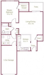Kensington Floor Plan at Briarcliff Village, Commerce Township, 48390