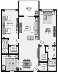 Quarry Oaks Floor Plan at Fairways of Inverrary, Lauderhill, FL