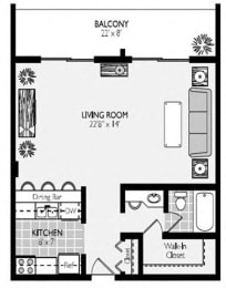 Sawgrass Floor Plan at Fairways of Inverrary, Florida