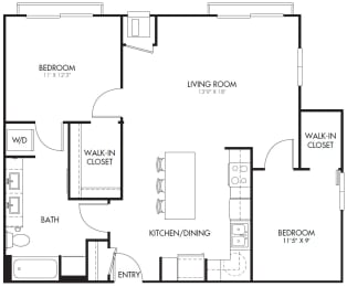  Floor Plan Income Restricted - C4