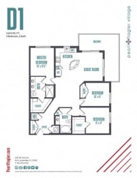 Floor Plan D1
