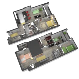 Three Bedroom Floor Plan
