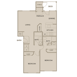 2 bed 2 bath at Deer Creek Apartments, Washington, 98373