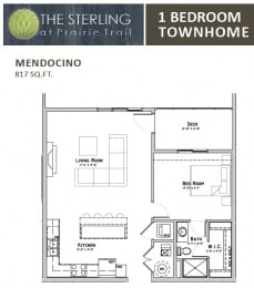  Floor Plan Mendocino Townhome