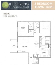  Floor Plan Napa Townhome
