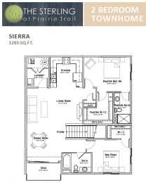  Floor Plan Sierra Townhome