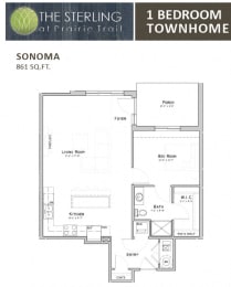  Floor Plan Sonoma Townhome