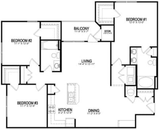  Floor Plan The Oak