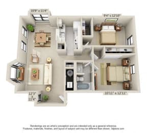  Floor Plan Primrose