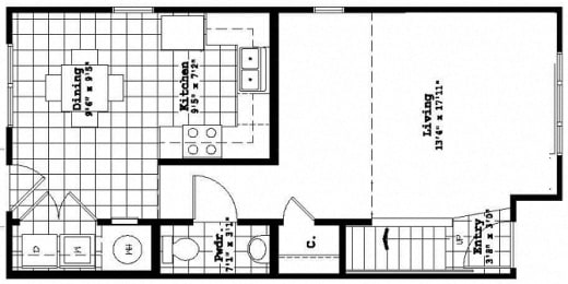 Floor Plan  Metropolitan Two Bedroom