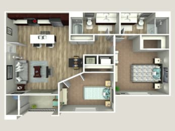 Bonita Floor Plan at The Canyons at Linda Vista Trail, Arizona, 85704