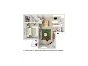 Carlsbad Floor Plan at Vizcaya, Santa Fe, NM, 87505