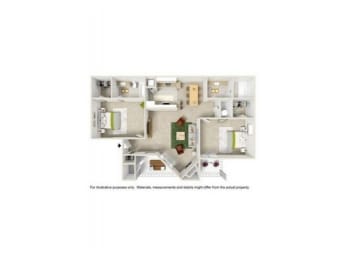 Tijeras Floor Plan at Vizcaya, Santa Fe