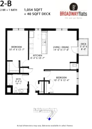 Broadway Flats Floorplan, Minneapolis, Minnesota