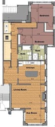  Floor Plan 2 Bedroom