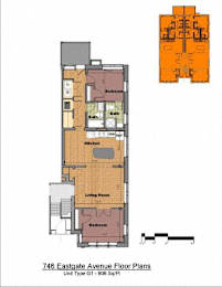  Floor Plan 2 Bedroom