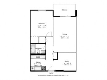 1 bed, 1 bath, spacious, customizable apartments at Acton Apartments in Acton, ON