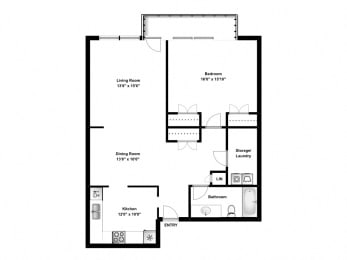 1 bed, 1 bath, open concept, modern apartments at Baker Arms & Wexford Apartments in Dartmouth, NS