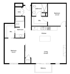  Floor Plan 2G 1800 Lake