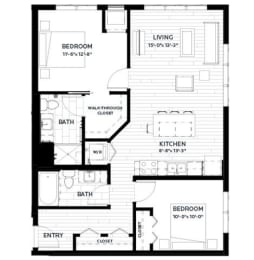  Floor Plan Fern 1 (Flats)