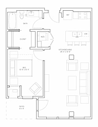  Floor Plan Red