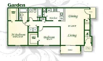  Floor Plan The Hatteras Garden
