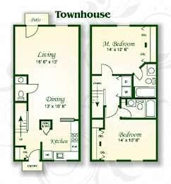  Floor Plan The Manteo Townhouse