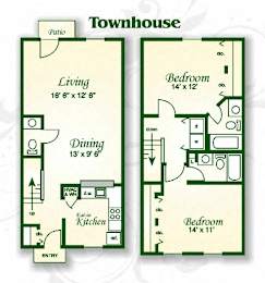 Floor Plan The Manteo Townhouse EIK