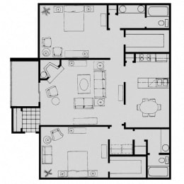  Floor Plan D, C