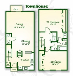  Floor Plan The Jackson Townhouse