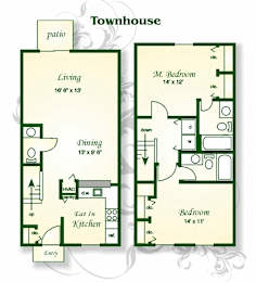  Floor Plan Looking Glass Townhouse