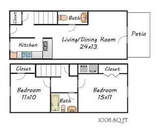  Floor Plan The Parker