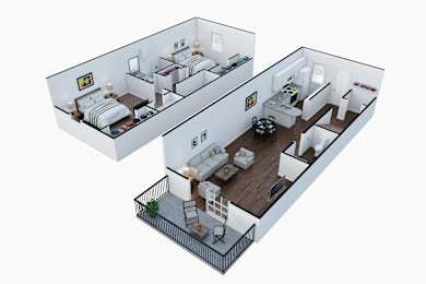 2 bed 2 bath B at Sanctuary Apartments & Townhomes, Augusta, GA, 30909