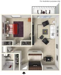 1 bedroom 1 bath
