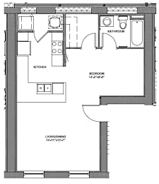 Floor Plan Studio Style M