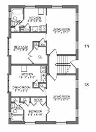  Floor Plan 1 Bedroom
