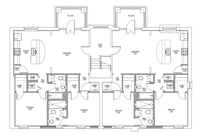  Floor Plan 2 Bedroom