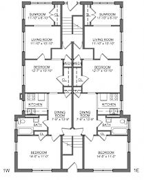  Floor Plan 2 Bedroom