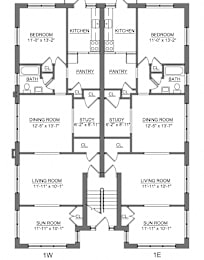  Floor Plan 1 Bedroom
