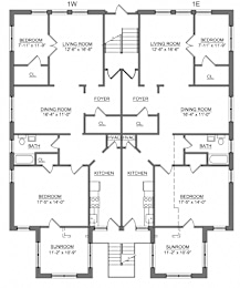  Floor Plan 2 Bedroom