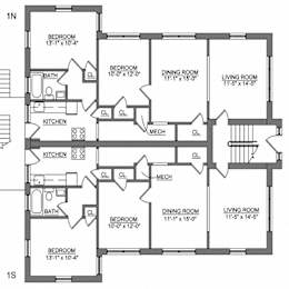  Floor Plan 2 Bedroom