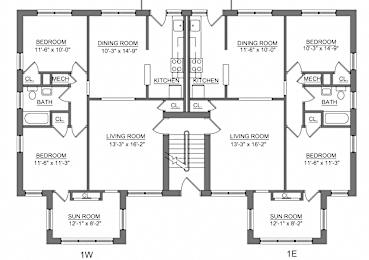  Floor Plan 2 Bedroom