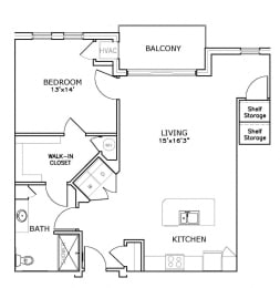 Floor Plan  A2 Floorplan at Paragon Place at Bear Claw Way