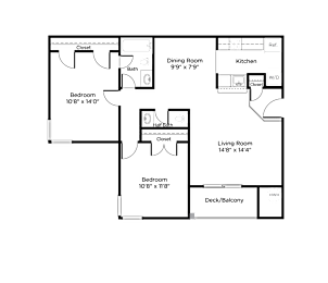  Floor Plan Bluebell – Income-Qualified