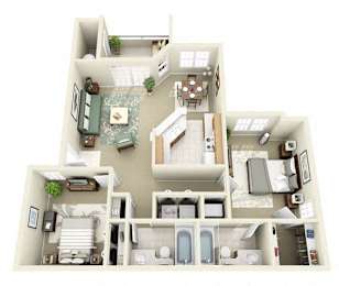 Crescent 2 Bedroom 2 Bathroom Apartment in Albuquerque